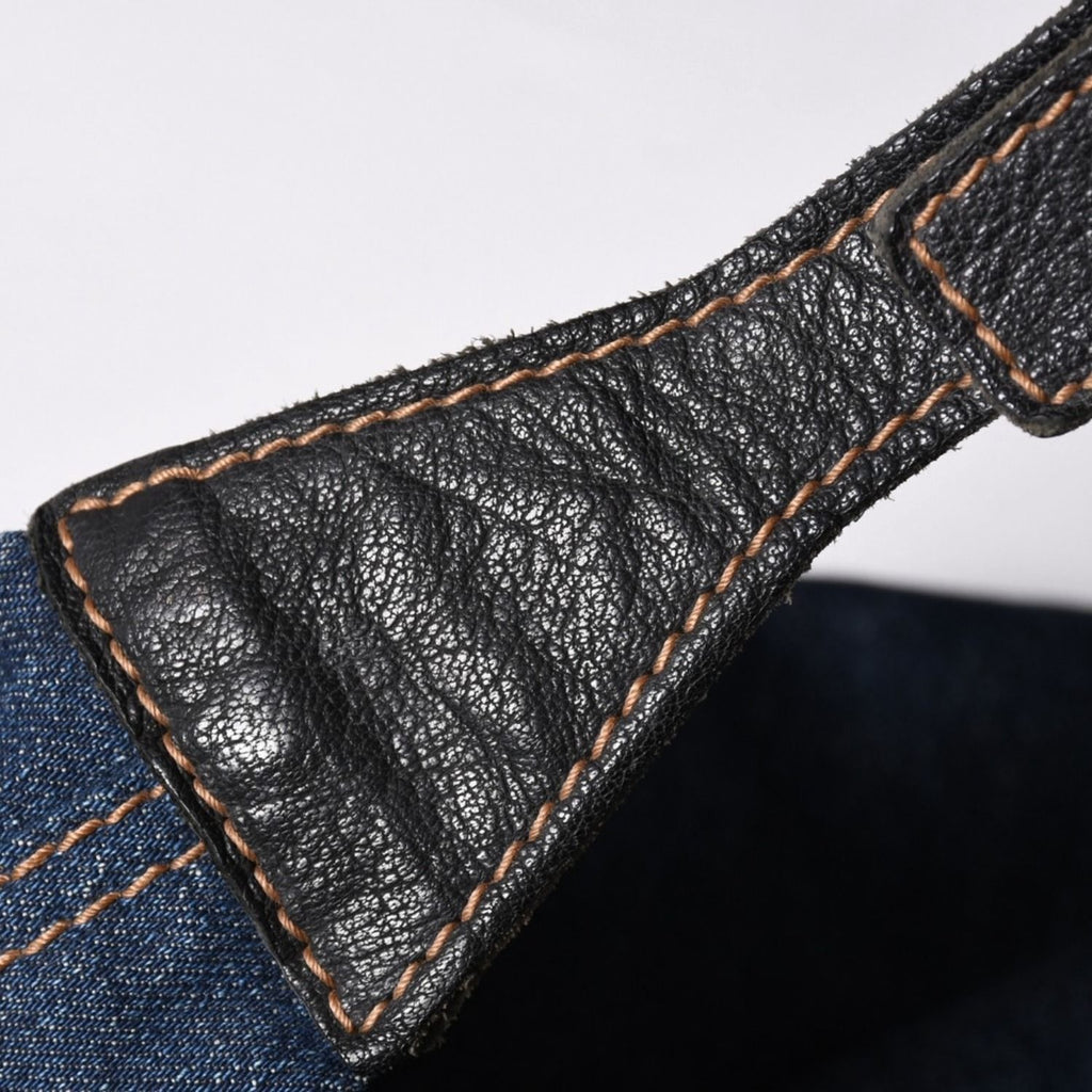 Saint Laurent Bag Cassandra Denim Blue Gold — view 6