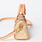 Louis Vuitton Hand Shoulder Bag Monogram Jacquard Nano Speedy Gold Beige — view 5