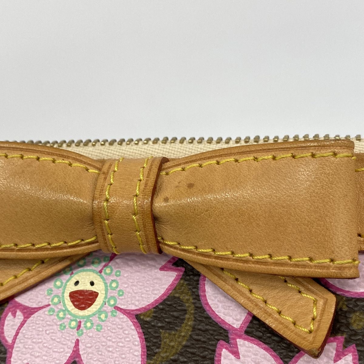Louis Vuitton Pouch Monogram Cherry Blossom Pochette Accessoires Brown — view 8