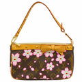 Louis Vuitton Pouch Monogram Cherry Blossom Pochette Accessoires Brown