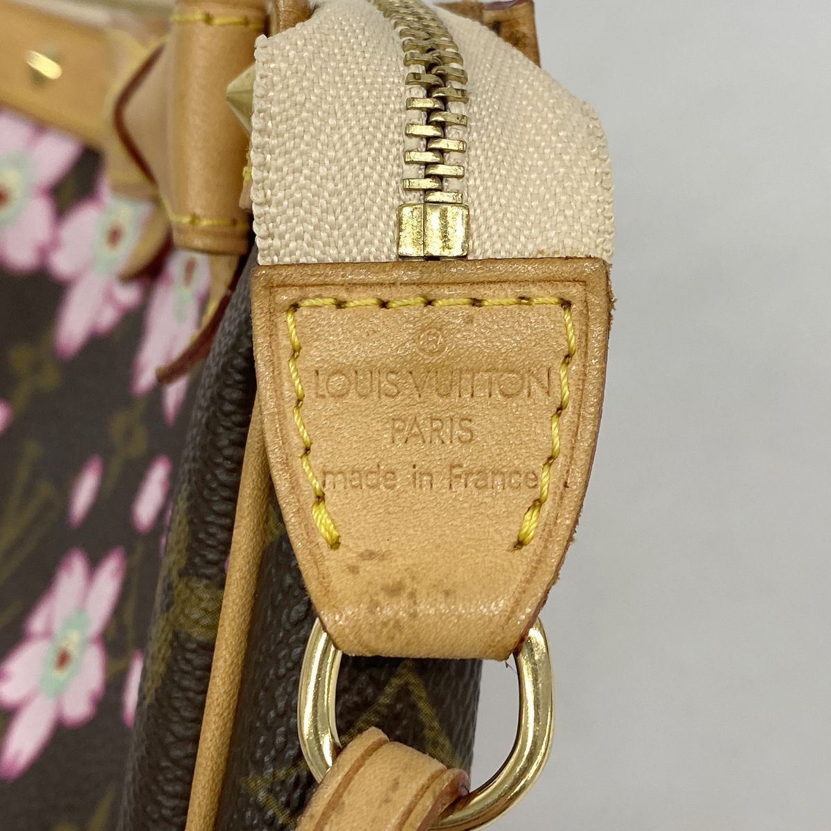 Louis Vuitton Pouch Monogram Cherry Blossom Pochette Accessoires Brown — view 5