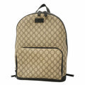 Gucci Backpack GG Supreme Brown Black Silver