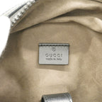 Gucci Backpack GG Supreme Brown Black Silver — view 5