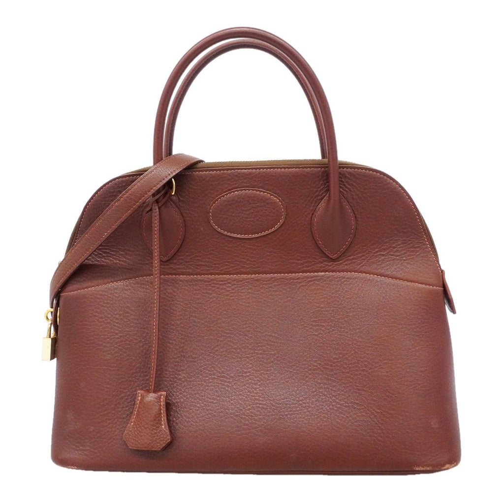 Hermes Handbag Bolide 31 Fjord Noisette Gold 2-Way Bag
