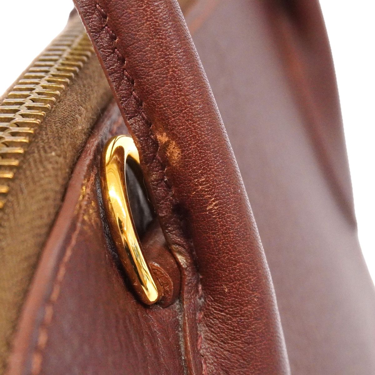 Hermes Handbag Bolide 31 Fjord Noisette Gold 2-Way Bag — view 7