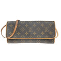 Louis Vuitton Pochette Twin GM Shoulder Bag Monogram Leather