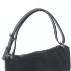 Prada Tessuto Nylon White Leather Shoulder Bag — view 2