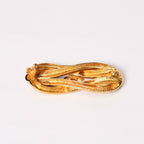 Chanel CC Logo Brooch 97 Metal Gold Rope Motif — view 3