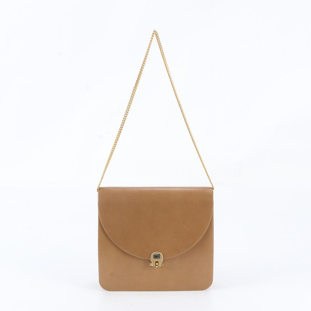 Dior Vintage Leather 2-Way Chain Shoulder Bag Crossbody