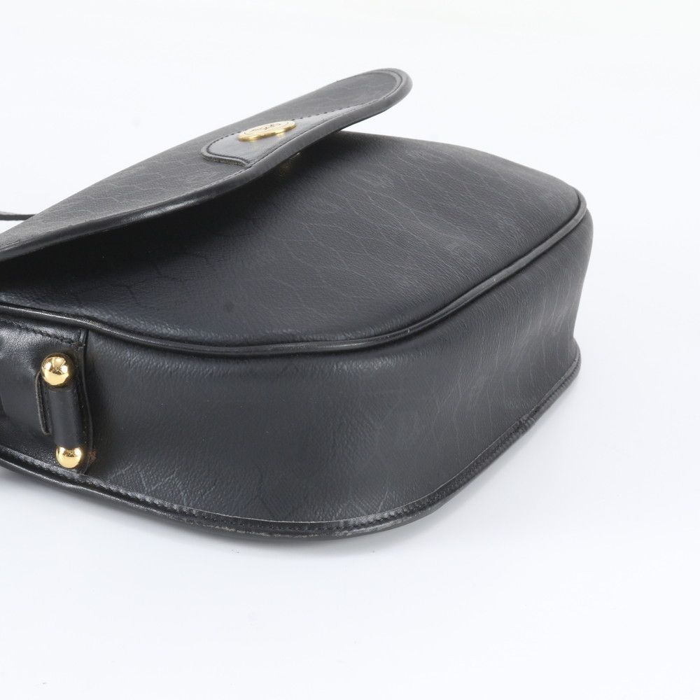 Dior Vintage Honeycomb Leather Shoulder Bag Crossbody Hand — view 4