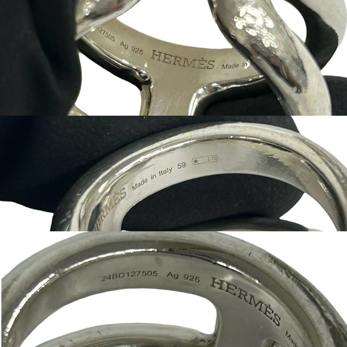 Hermes Osmose PM Ring 925 Sterling Silver — view 3