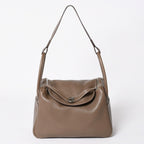 Hermes 2-Way Bag Lindy 30 Etoupe Taurillon Clemence Silver