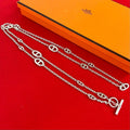 Hermes Farandole Necklace 925 Sterling Silver