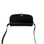 Gucci Vintage Horsebit Leather Shoulder Bag Pochette Black — view 4