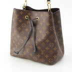 Louis Vuitton Neo Noe Monogram Drawstring Shoulder Bag Brown — view 3