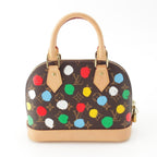 Louis Vuitton Yayoi Kusama Alma BB Monogram 2-Way Handbag Brown Multicolor — view 4
