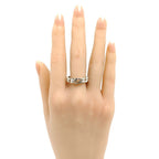 Gucci 925 Sterling Silver Interlocking Ring — view 7