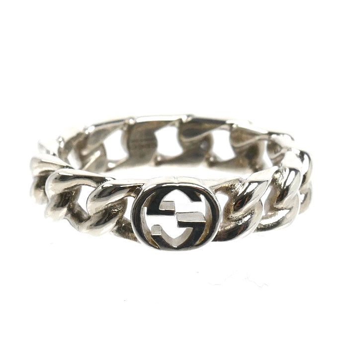 Gucci 925 Sterling Silver Interlocking Ring — view 3