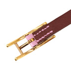 Hermes Behapi Double Tour Reversible Bracelet Swift Mauve Sylvestre — view 5