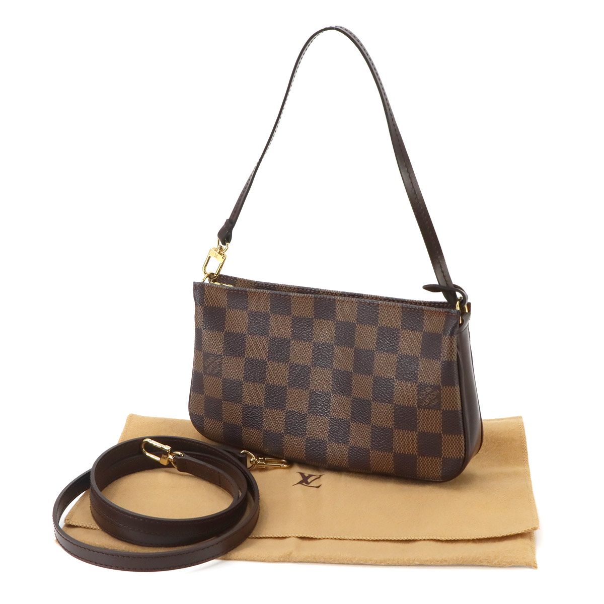 Louis Vuitton Damier Navona 2-Way Bag Ebene Gold — view 2