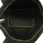 Fendi Vintage Mini Tote Bag Nylon Logo Black — view 3