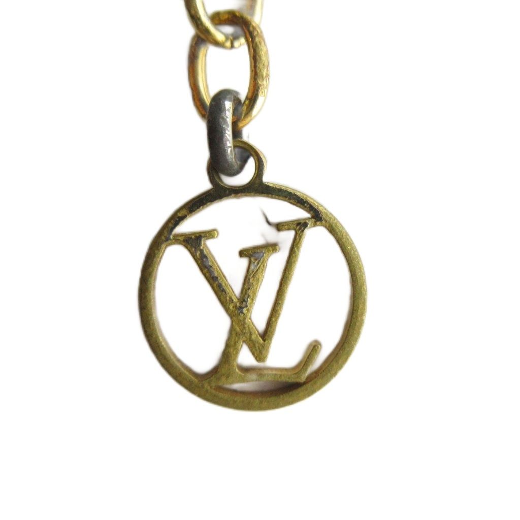 Louis Vuitton Bracelet Bangle Logo Gold — view 7