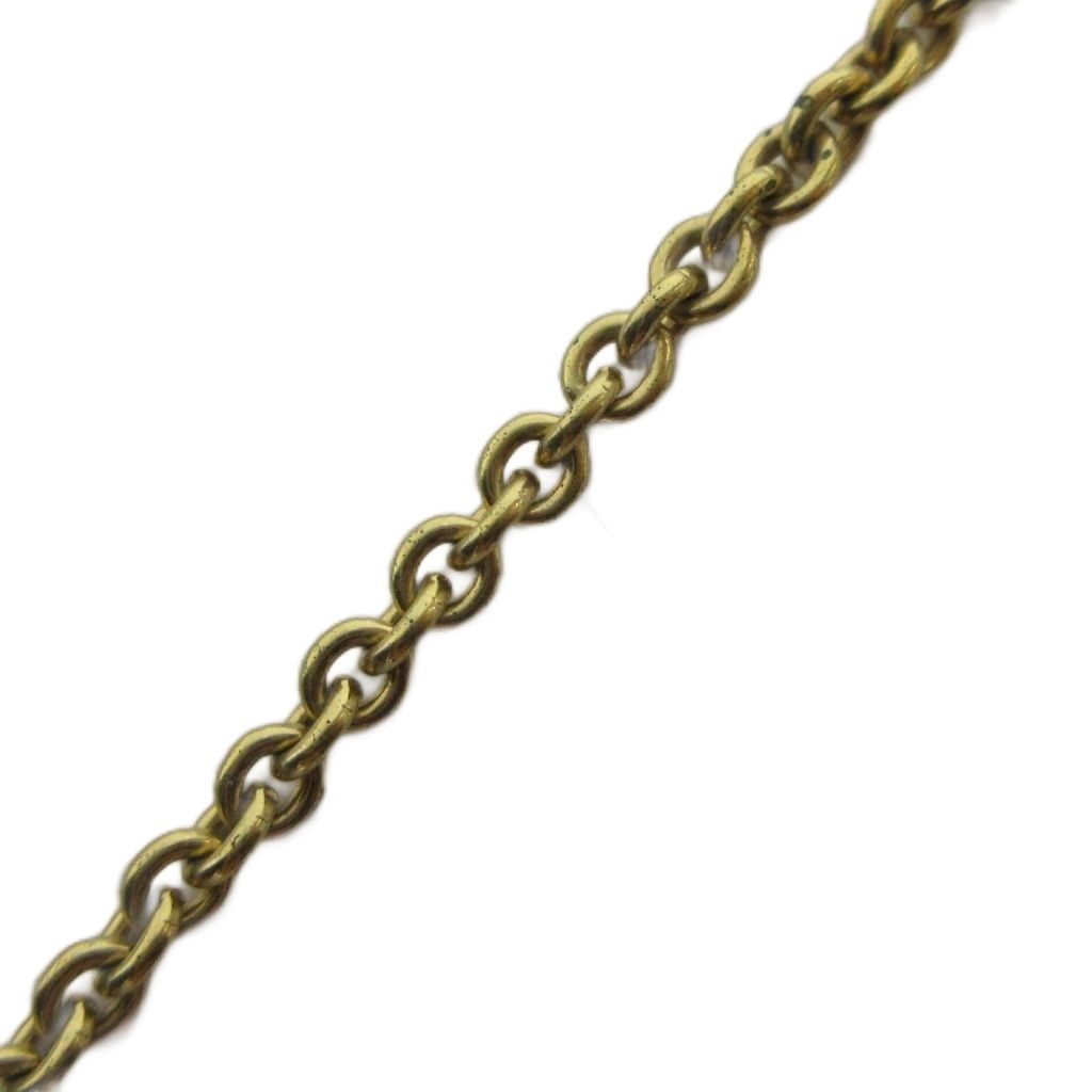 Dior Necklace Logo Pendant Gold — view 6