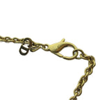 Dior Necklace Logo Pendant Gold — view 5