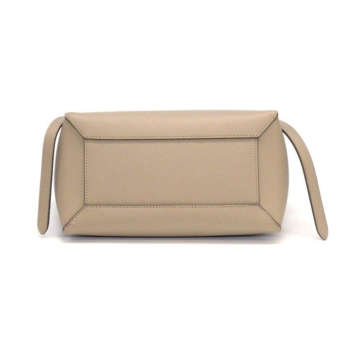 Celine Shoulder Bag Micro Light Taupe Calfskin Gold — view 4