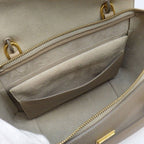 Celine Shoulder Bag Micro Light Taupe Calfskin Gold — view 6