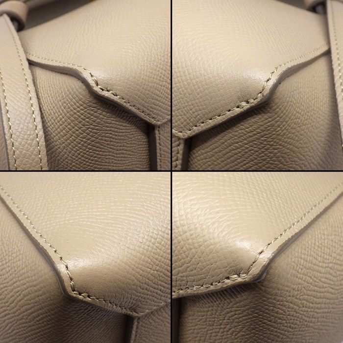 Celine Shoulder Bag Micro Light Taupe Calfskin Gold — view 7