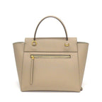 Celine Shoulder Bag Micro Light Taupe Calfskin Gold — view 2