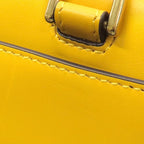 Fendi Flat Baguette Mini Leather Yellow Gold Shoulder Clutch — view 5