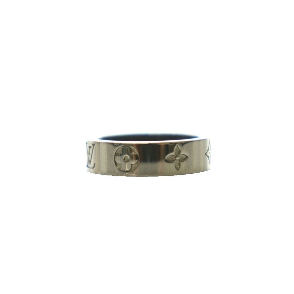 Louis Vuitton Signature Collection Ring LV Mosaic Thin Monogra One Color L — view 2