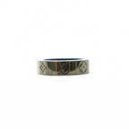 Louis Vuitton Signature Collection Ring LV Mosaic Thin Monogra One Color L