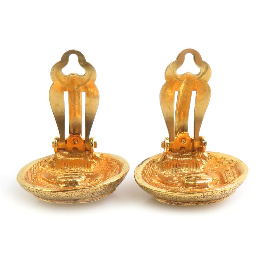Chanel Earrings CC Logo — view 6