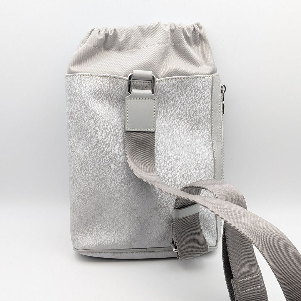 Louis Vuitton Chalk Sling Bag Monogram White Logo — view 2