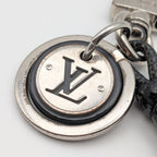 Louis Vuitton Leather Rope Monogram Eclipse Key Holder Charm Silver — view 2