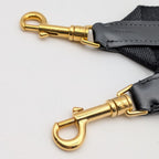 Celine Shoulder Strap Jacquard Logo Leather Black Gold Not Adjustable — view 2