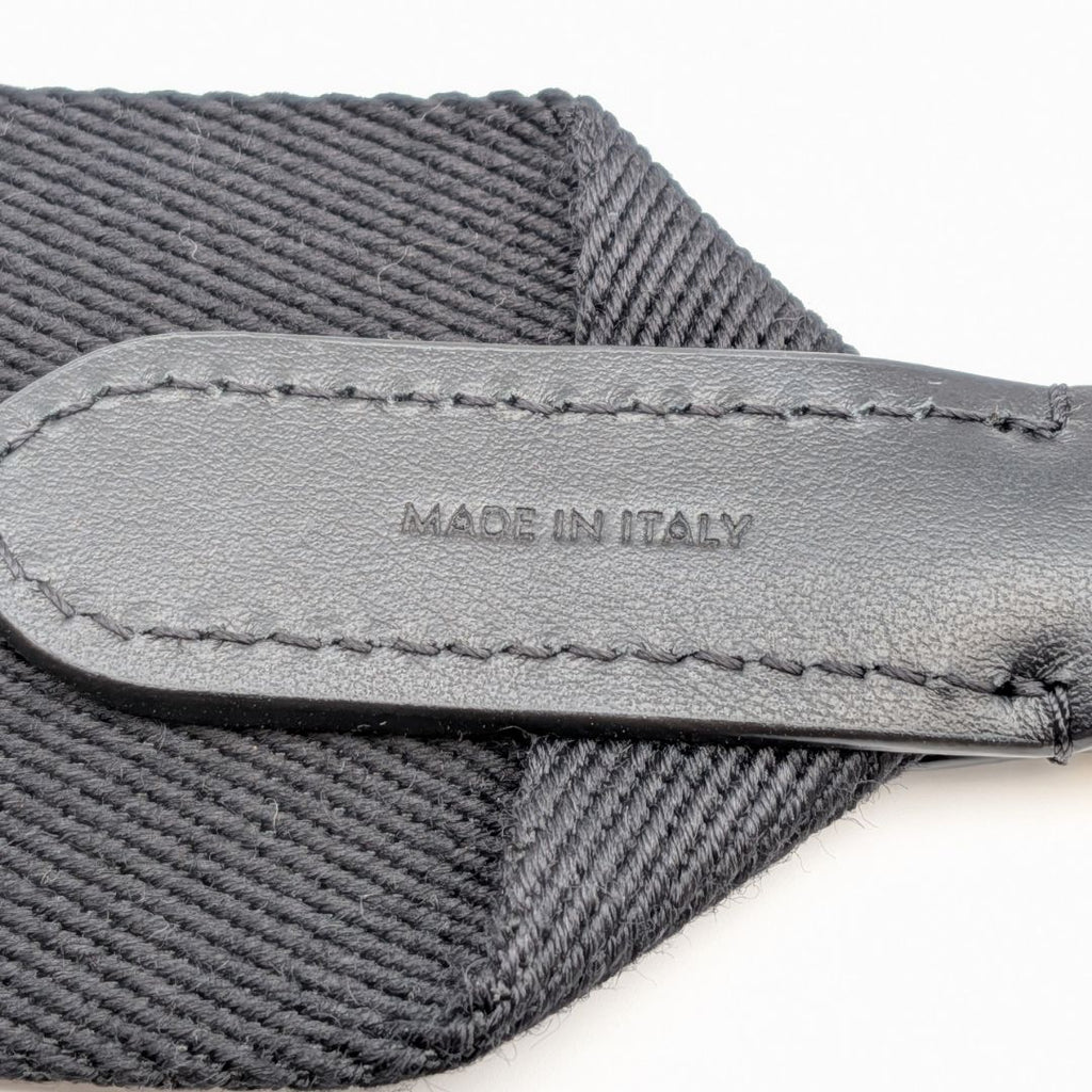 Celine Shoulder Strap Jacquard Logo Leather Black Gold Not Adjustable — view 7
