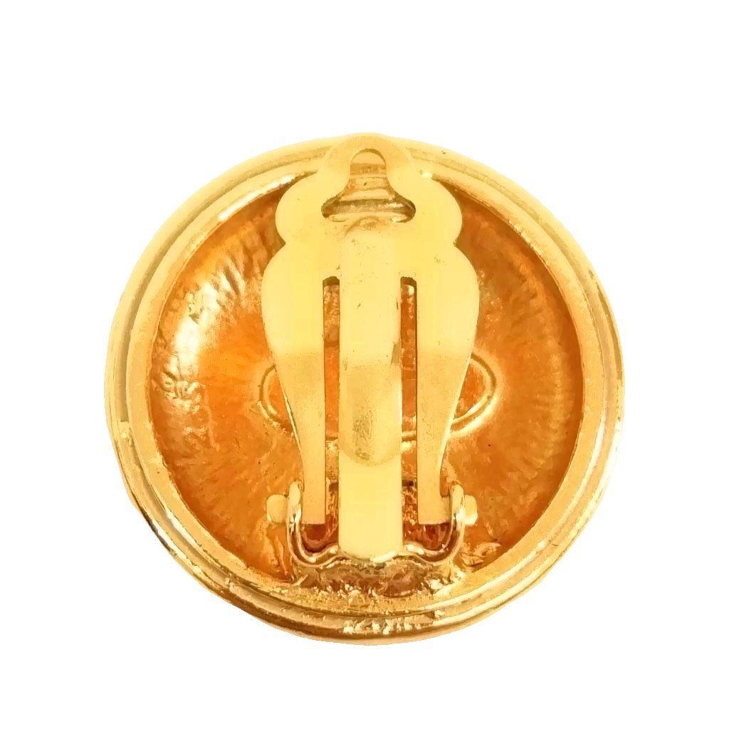 Chanel Vintage CC Logo Single Earrings Gold — view 4