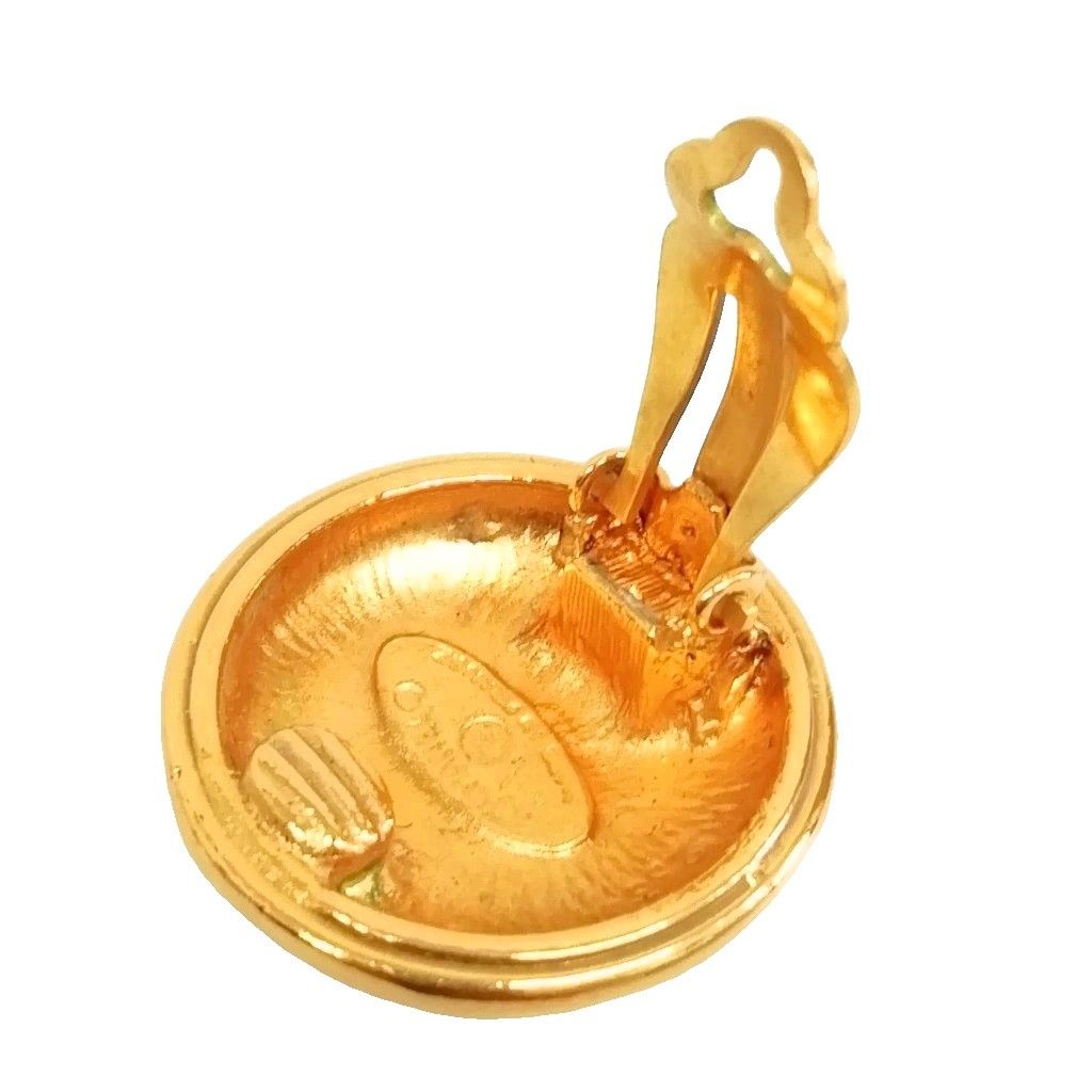 Chanel Vintage CC Logo Single Earrings Gold — view 5