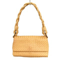 Bottega Veneta Intrecciato Shoulder Bag Beige