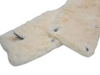 Chanel Big CC Logo Rabbit Neck Warmer Scarf Black White — view 2