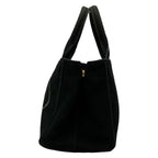 Prada Tote Bag Canapa Black — view 4