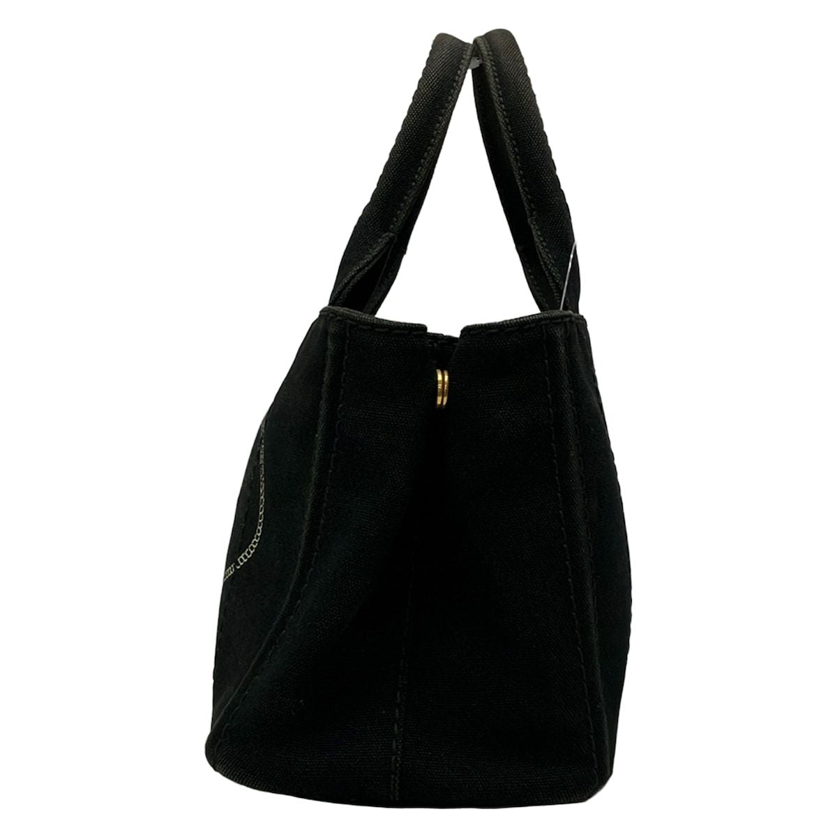 Prada Tote Bag Canapa Black — view 4