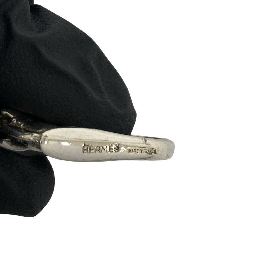 Hermes Vintage Cheval Hose Ring 925 Sterling Silver — view 3