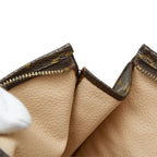 Louis Vuitton Monogram Poche Toilette 26 Clutch Pouch Brown Leather — view 8