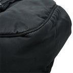 Prada Evening Heart Handbag Black Nylon Leather Bijou — view 4