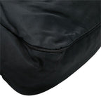 Prada Evening Heart Handbag Black Nylon Leather Bijou — view 7